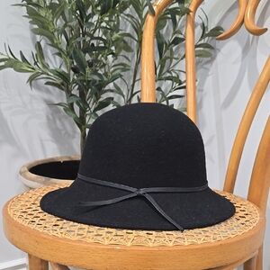 Italian Black Women's Bucket Hat by The Hats Company By Filippo Catarzi